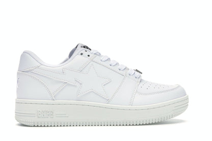 BAPE STA Low White