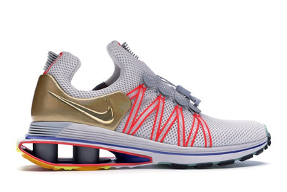 Nike Shox Gravity Vast Grey Metallic Gold