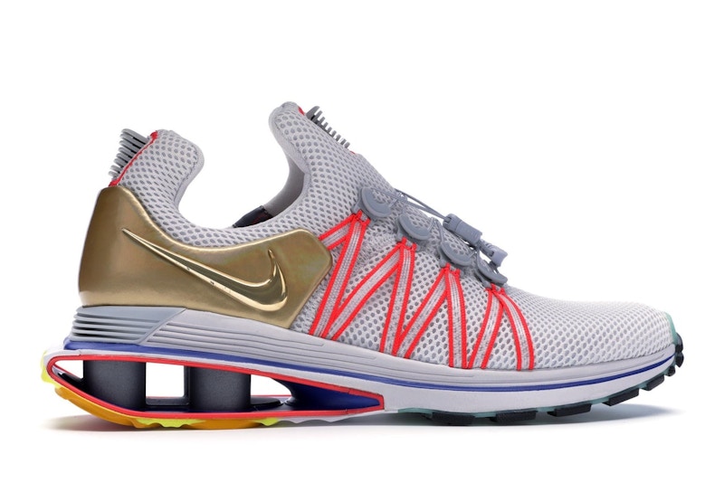 Nike Shox Gravity Vast Grey Metallic Gold