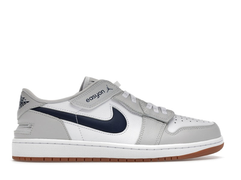 Jordan 1 Low EasyOn White Neutral Grey Gum Midnight Navy