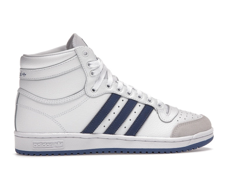 adidas Top Ten White Crew Blue