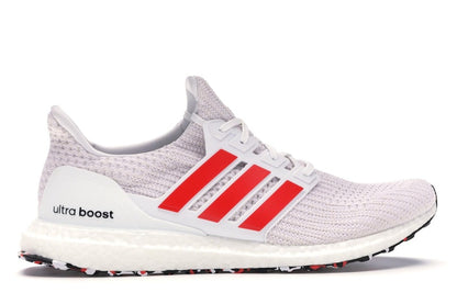 adidas Ultra Boost 4.0 Cloud White Active Red
