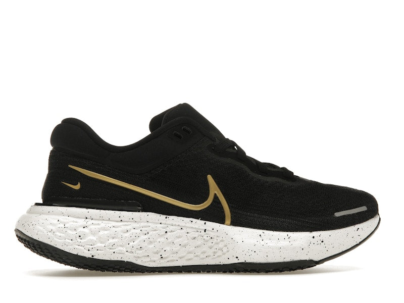 Nike ZoomX Invincible Run Flyknit Black Metallic Gold (Women's)