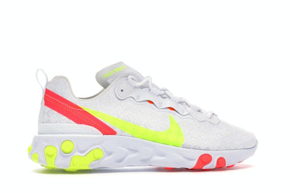 Nike React Element 55 White Crimson Volt