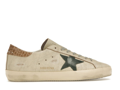 Golden Goose Super-Star Cream Green