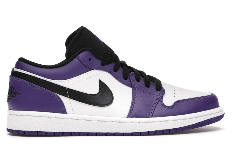 Jordan 1 Low Court Purple White