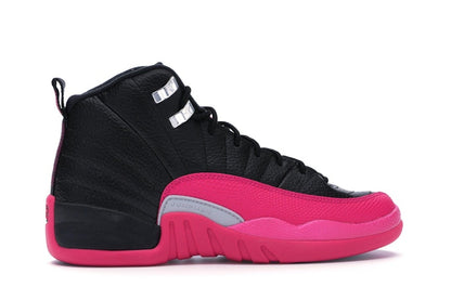 Jordan 12 Retro Black Deadly Pink (GS)