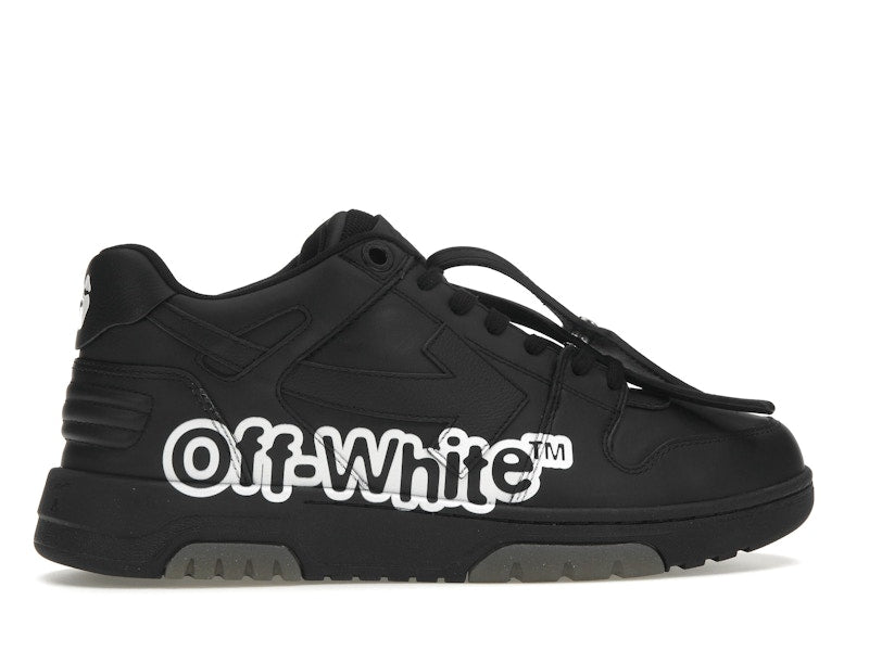 OFF-WHITE Out Of Office OOO Low Tops "Off-White" Black White