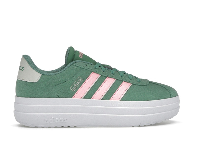 adidas VL Court Bold Preloved Green Pink Spark Ivory (Women's)