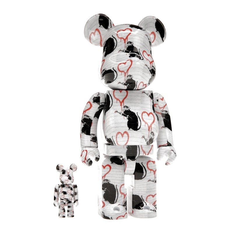 Bearbrick Love Rat 100% & 400% Set