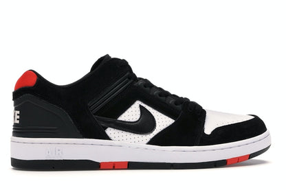 Nike SB Air Force 2 Low Black White Habanero Red