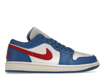 Jordan 1 Low Sport Blue Gym Red (Women's)