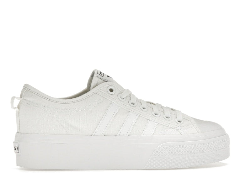 adidas Nizza Platform Triple White (Women's)