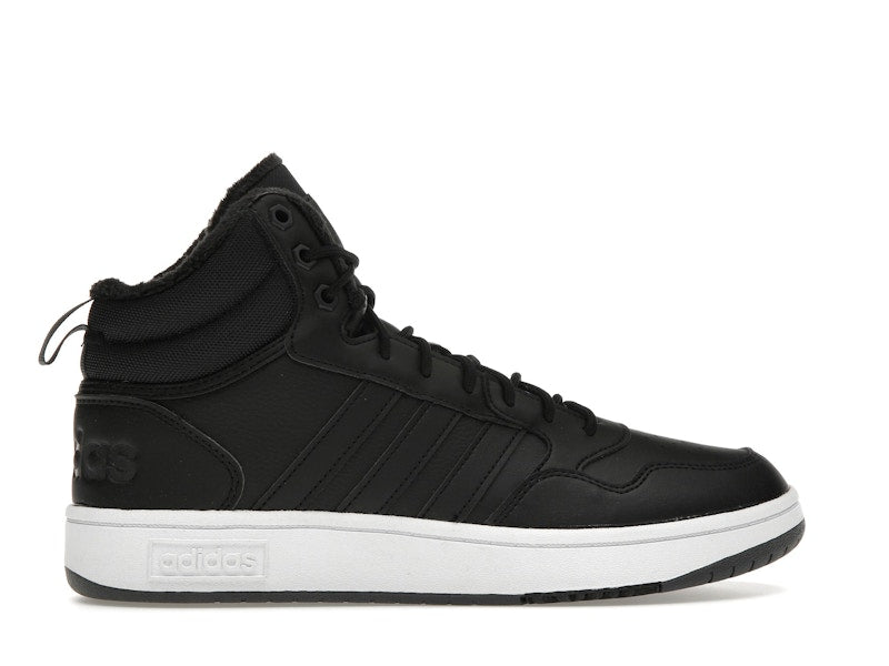 adidas Hoops 3.0 Mid Classic Fur Lining Winterized Core Black Cloud White