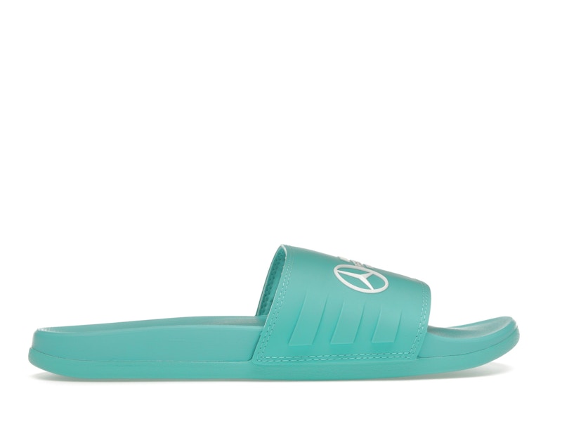 adidas Adilette Comfort Slides Mercedes-AMG Petronas Formula One Team Semi Mint Rush