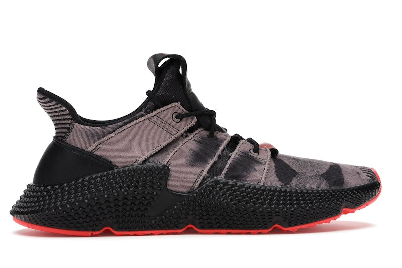 adidas Prophere Bleached Black Solar Red