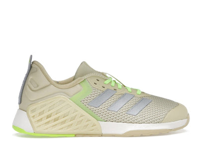adidas Dropset 3 Strength Powder Yellow Matte Silver Lucid Lemon (Women's)