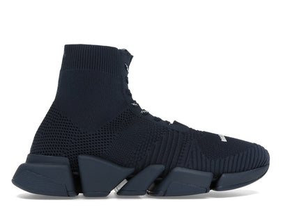 Balenciaga Speed 2.0 Lace Up Recycled Dark Blue