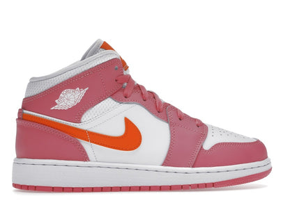 Jordan 1 Mid Pinksicle Safety Orange (GS)