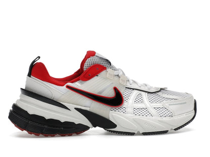 Nike V2K Run Metallic White University Red