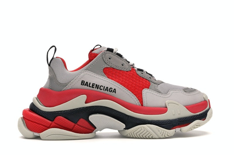 Balenciaga Triple S Red Grey (Women's)