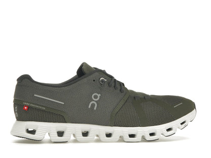 On Running Cloud 5 Olive Green White