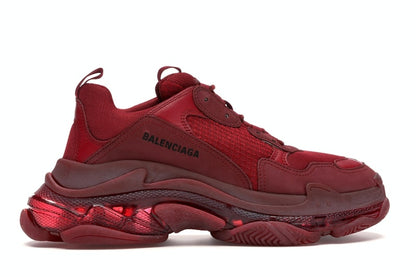 Balenciaga Triple S Burgundy Red