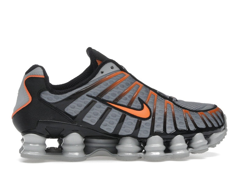 Nike Shox TL Light Smoke Grey Black Bright Mandarin