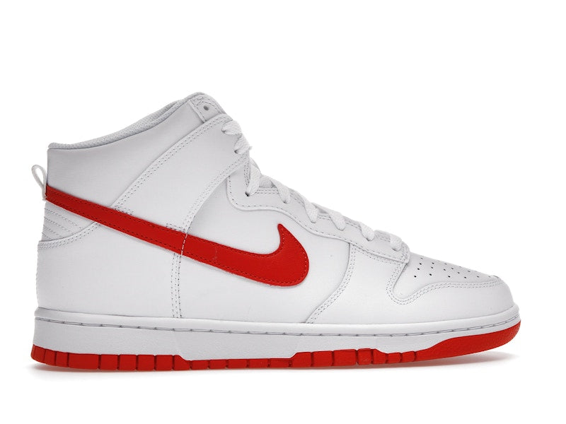 Nike Dunk High White Picante Red