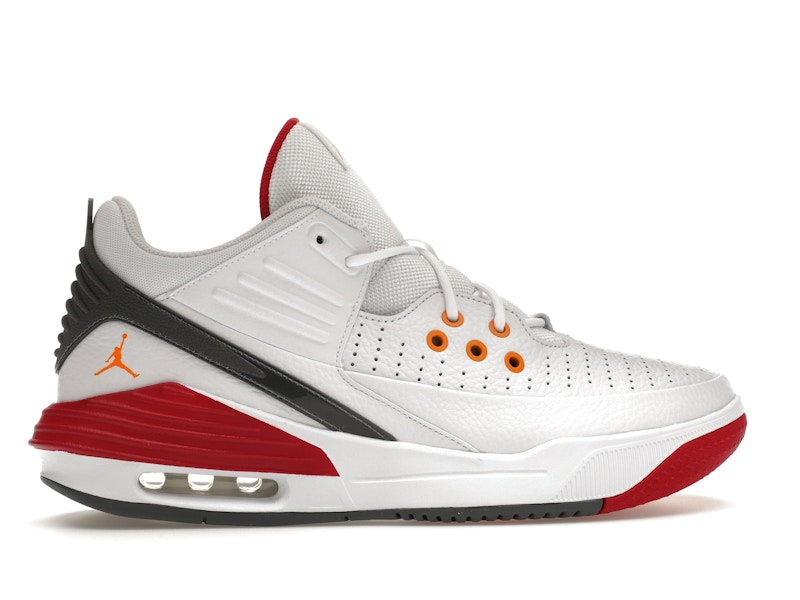 Jordan Max Aura 5 White Cardinal Red