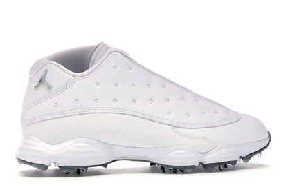 Jordan 13 Retro Golf Cleat White Black