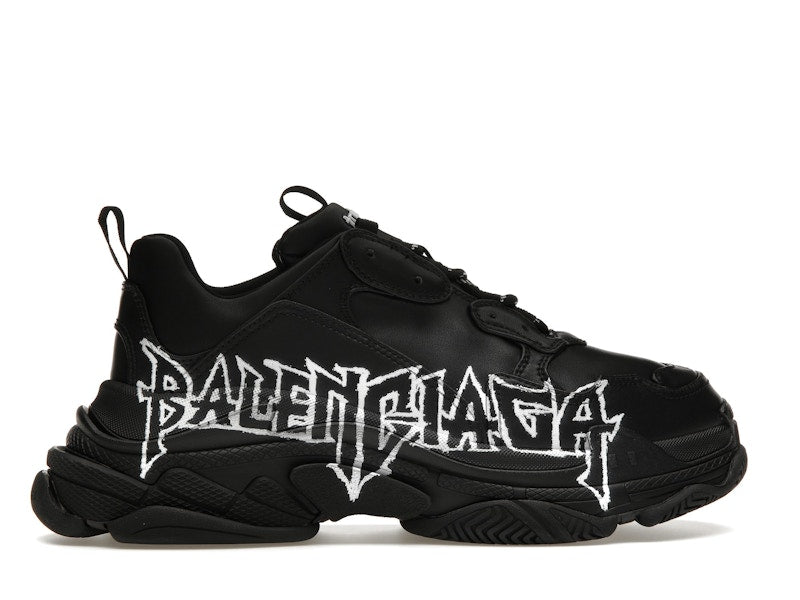 Balenciaga Triple S DIY Metal Artwork Black