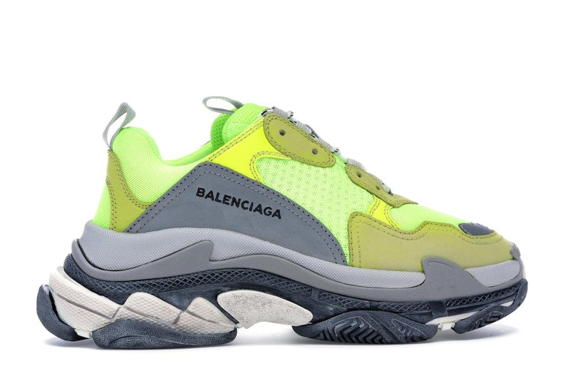 Balenciaga Triple S Neon Yellow (2018 Reissue)