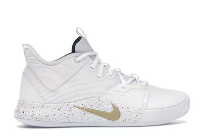Nike PG 3 White Gold Navy