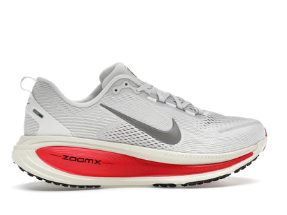 Nike Vomero 18 Platinum Tint Siren Red Light Smoke Grey Metallic Pewter