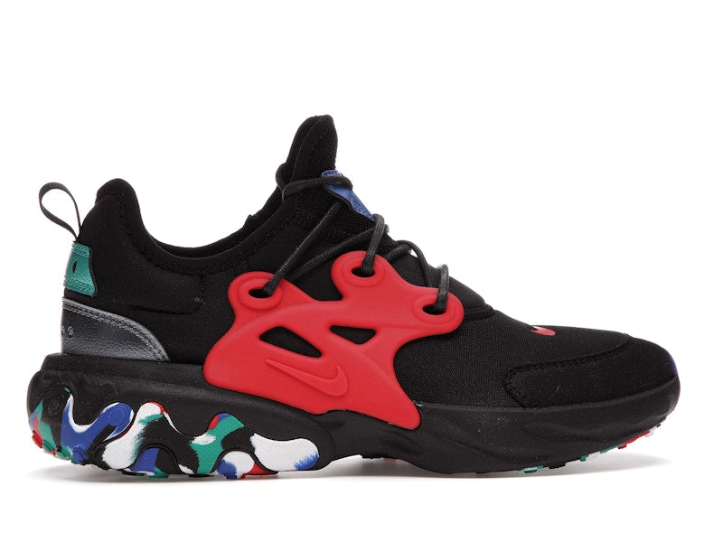 Nike React Presto Black Red Multicolor (GS)