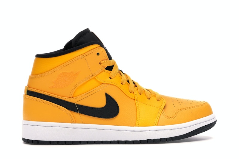 Jordan 1 Mid University Gold Black