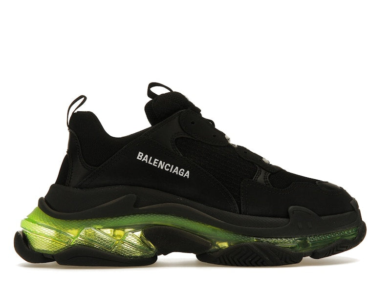 Balenciaga Triple S Black Yellow Fluo