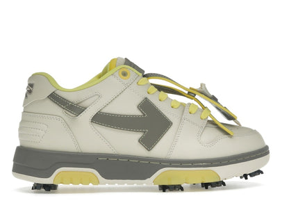 OFF-WHITE Out Of Office OOO Low Tops Golf Paris Hilinski Gray Yellow