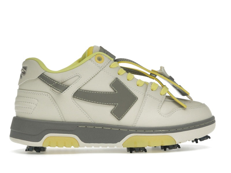 OFF-WHITE Out Of Office OOO Low Tops Golf Paris Hilinski Gray Yellow