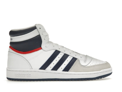 adidas Top Ten Hi White Navy Red