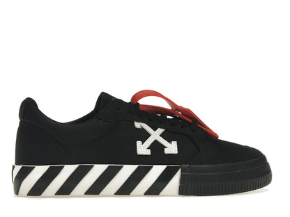 OFF-WHITE Vulcanized Low Canvas Black White