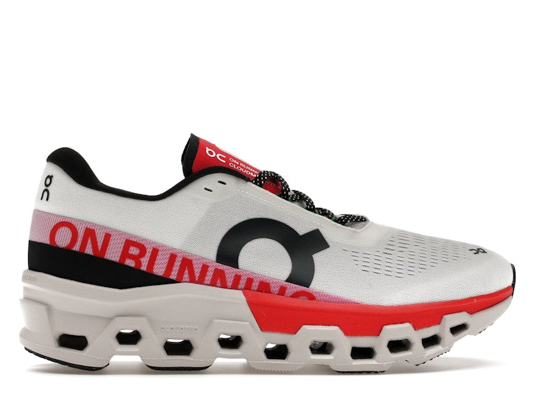On Running Cloudmonster 2 Ivory Silver Red