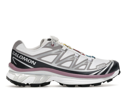 Salomon XT-6 White Black Dusky Orchid