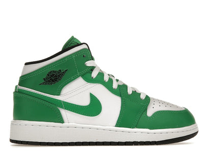 Jordan 1 Mid Lucky Green (GS)