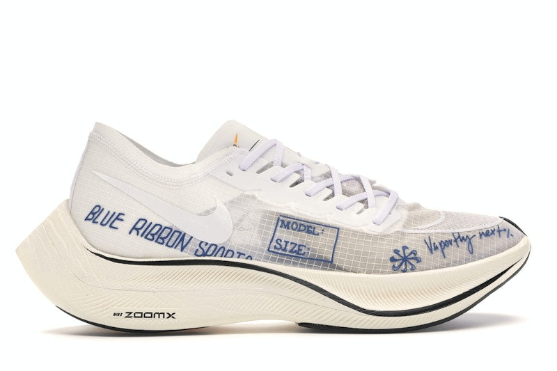 Nike ZoomX Vaporfly Next% Blue Ribbon Sports White