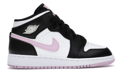 Jordan 1 Mid White Black Light Arctic Pink (GS)