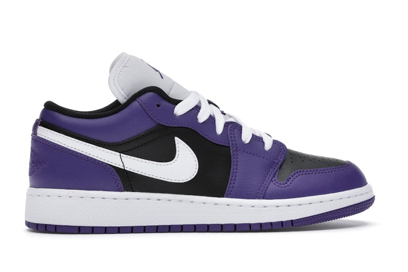 Jordan 1 Low Court Purple Black (GS)