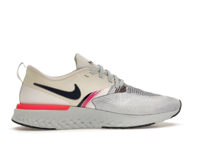 Nike Odyssey React 2 Flyknit White Blue Void Hyper Pink (Women's)