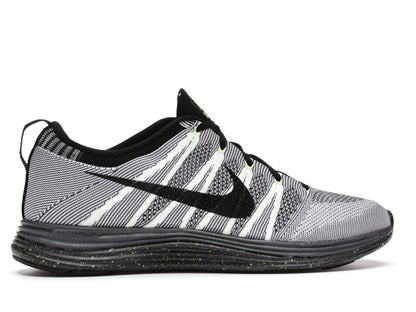 Nike Flyknit Lunar1+ White Black Volt